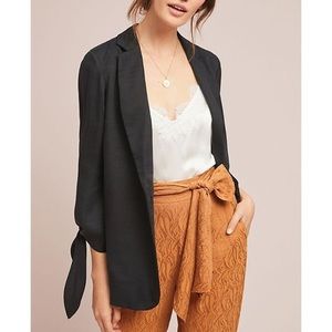 Anthropologie Cartonnier Lloyd Tie Sleeve Blazer